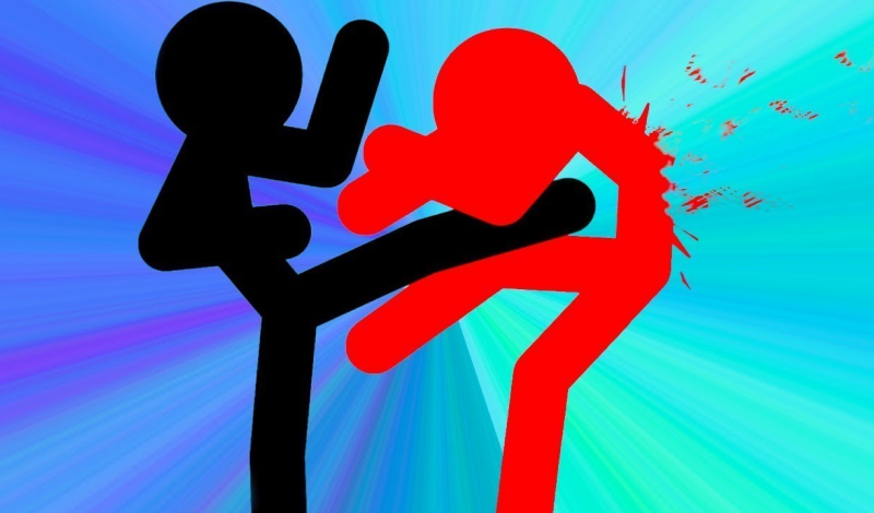 Battle of the sticks. Dragon Fight game cover