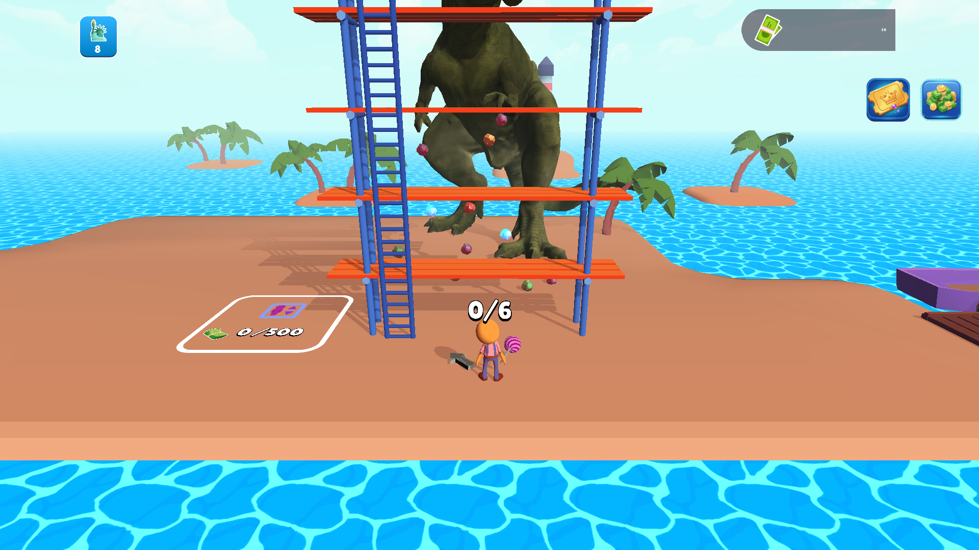 Statue Dig: Idle Miner — screenshot 1
