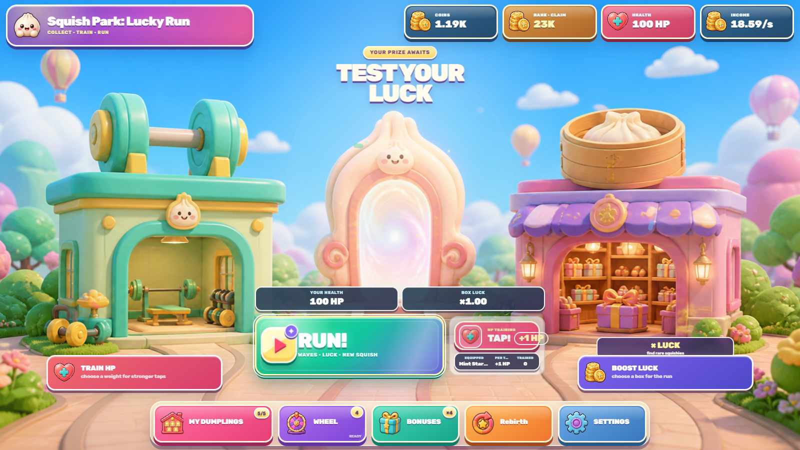 Squish Park: Lucky Run — screenshot 1