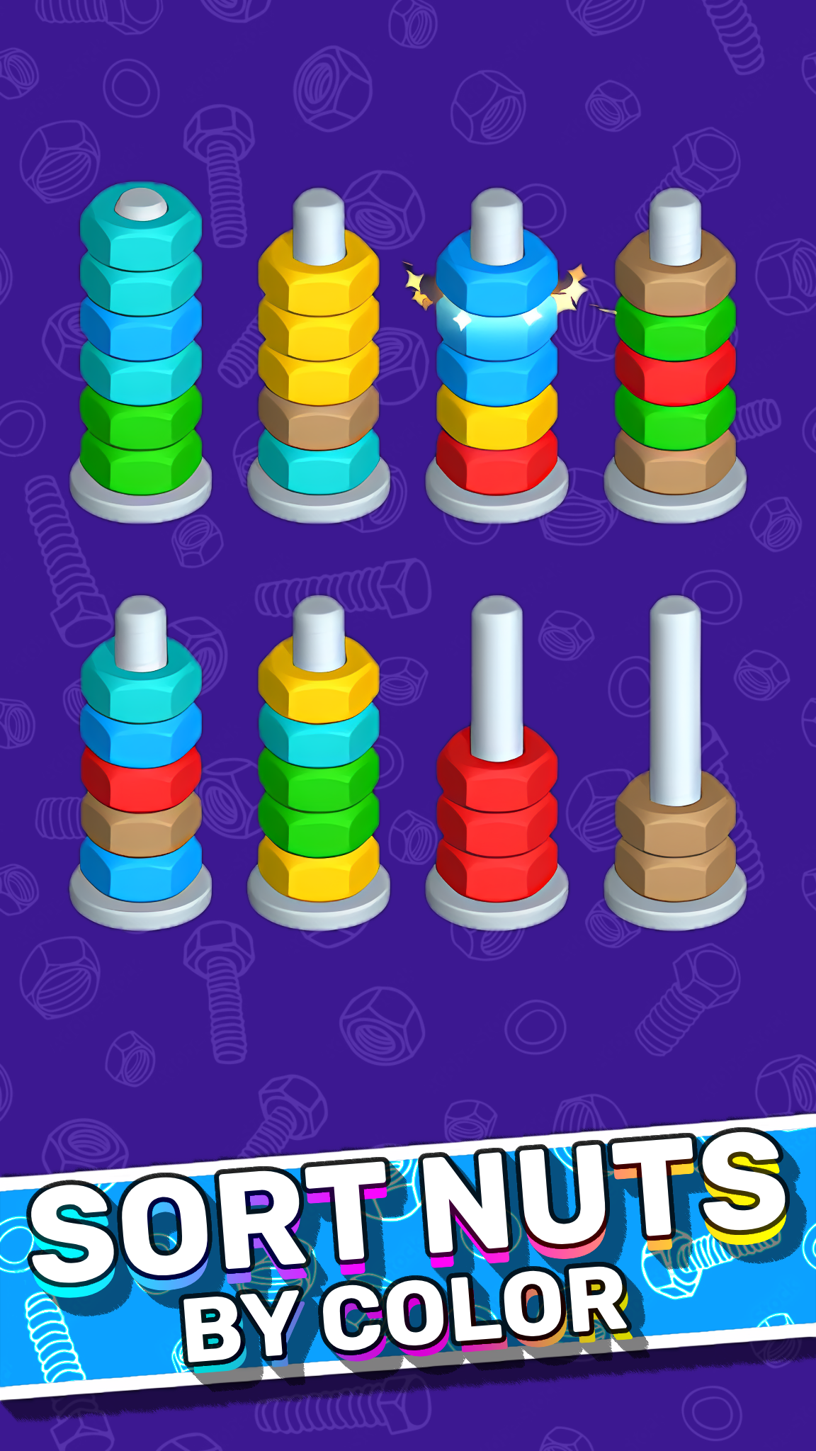 Sorting Nuts by Color screenshot 5