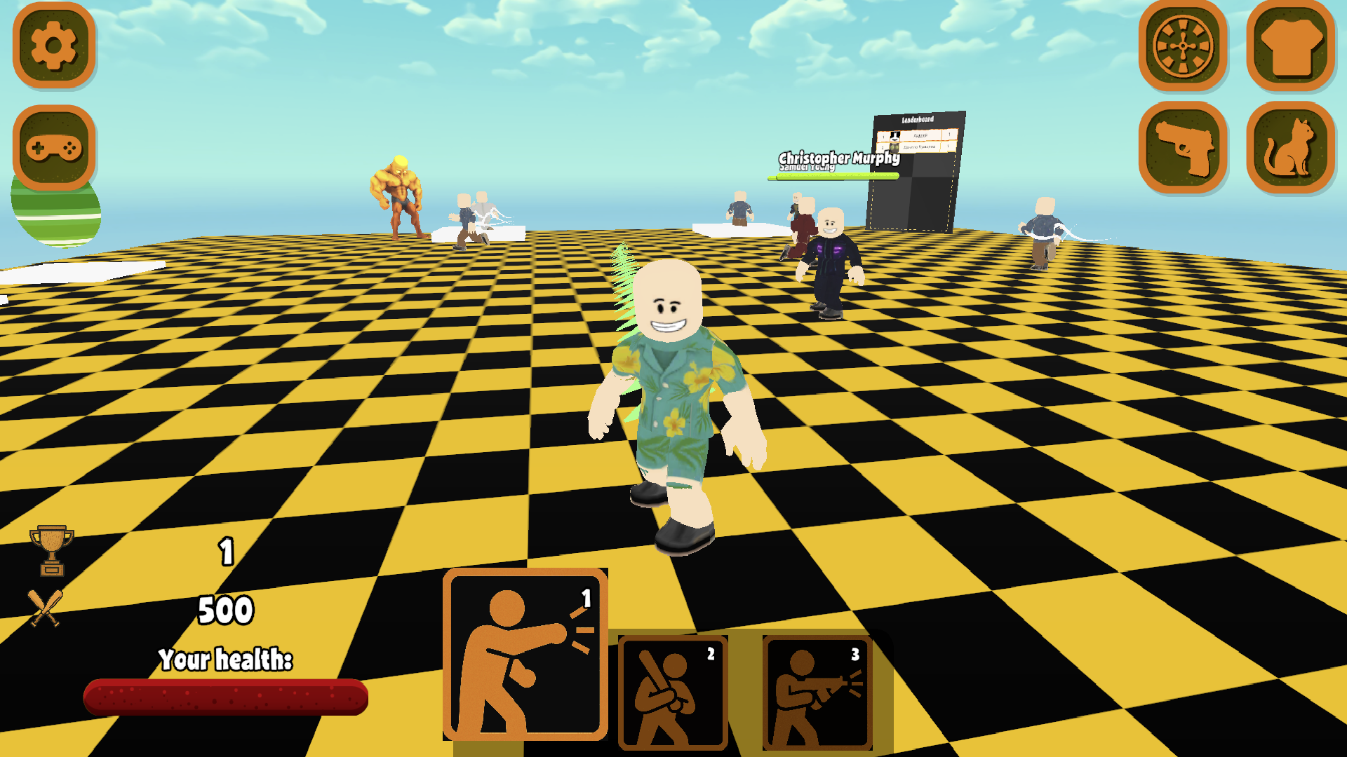 Obby online: 100 Players vs jock Tuntun Sahur screenshot