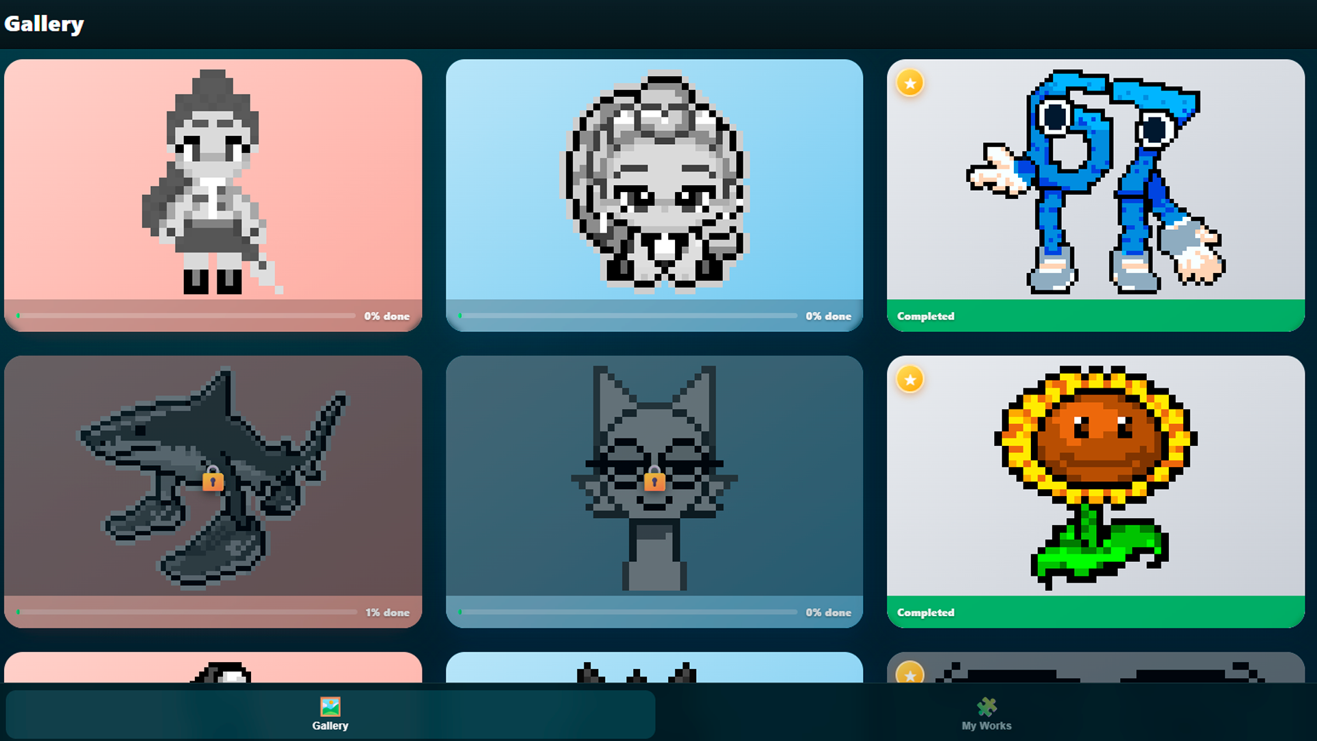 Color by Numbers: Brainrot, Fnaf, Sprunki, PvZ — screenshot 1