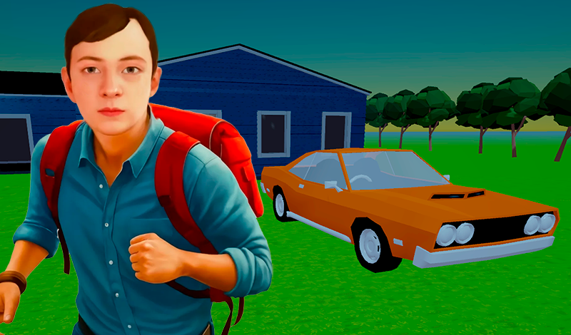 The Strange Village: Baldi and Granny game cover