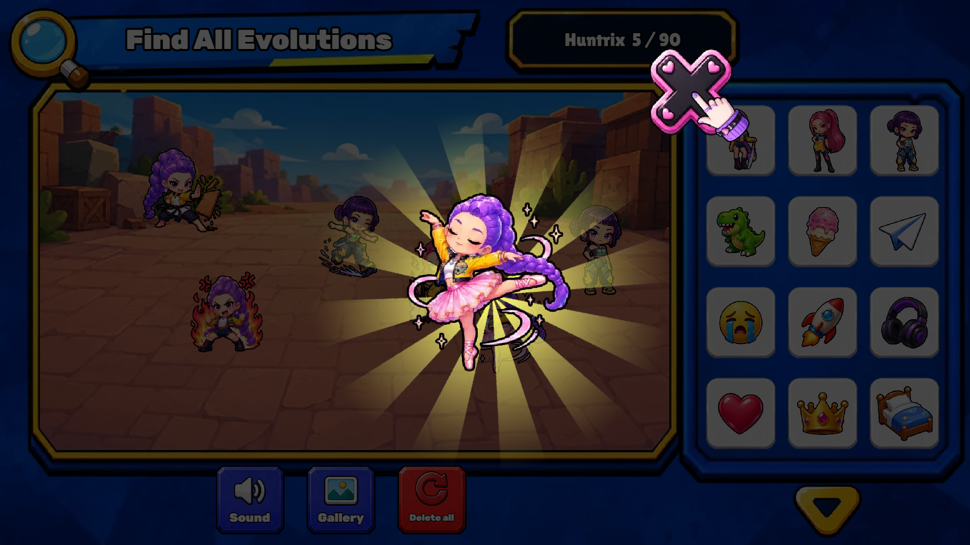 Rumi Huntrix: K-pop Huntresses emoji craft — screenshot 13