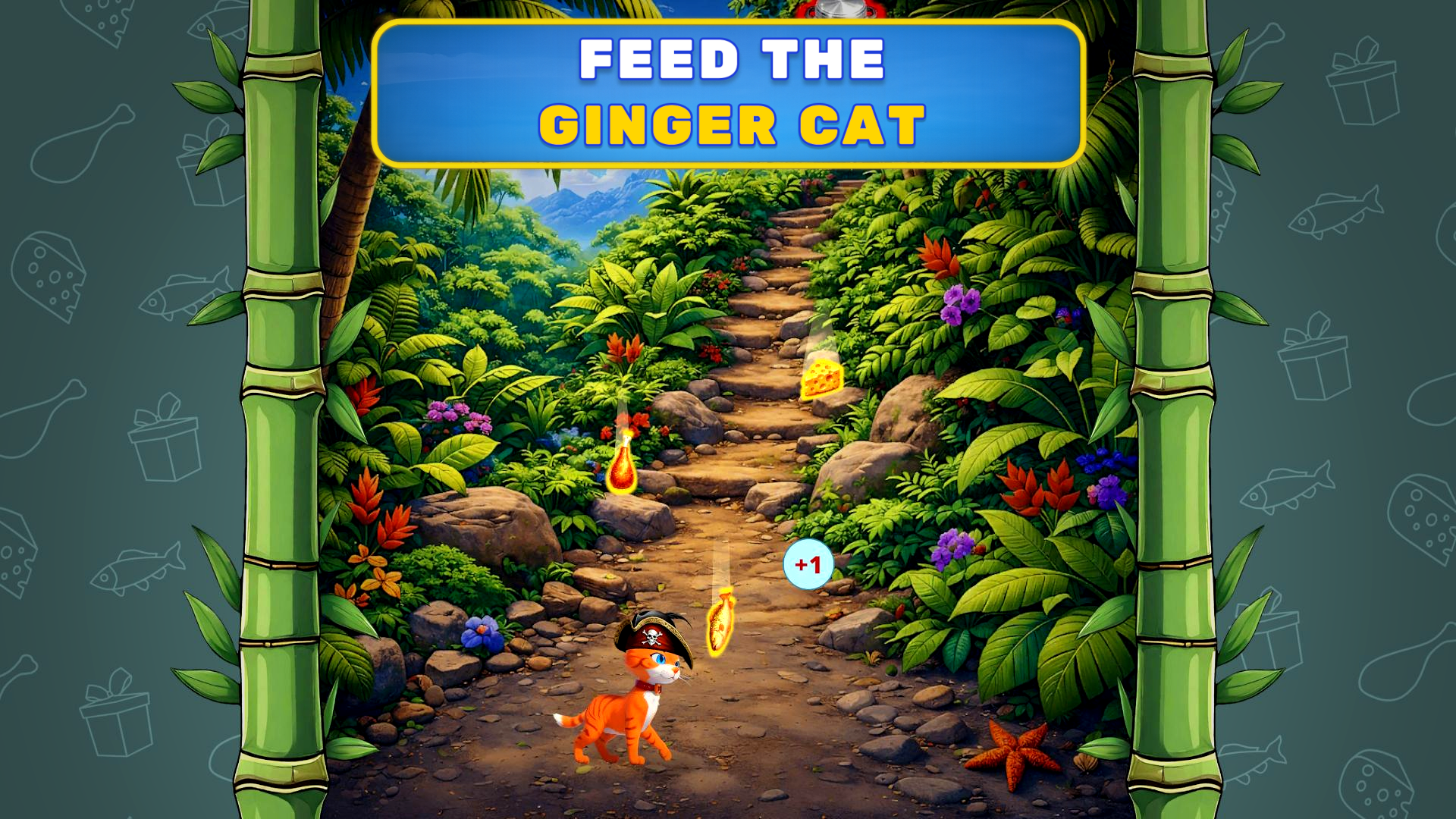 Ginger Cat: Hungry Dash Arcade screenshot