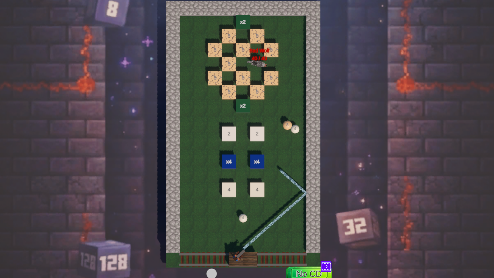 Noobik in Brick Breaker 2048 — screenshot 6