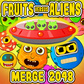 Fruits Versus Aliens Merge 2048