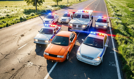 Погоня по трассе