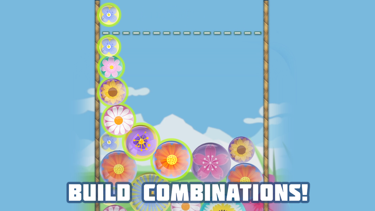 Merge the flower balls 2048 screenshot