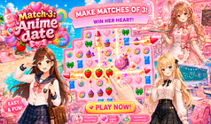 Match-3: Anime date