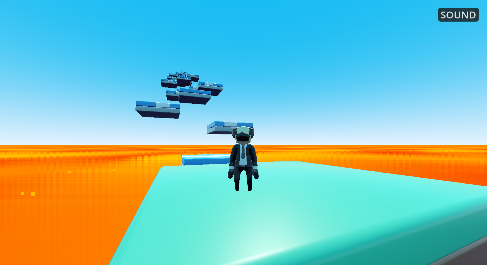 Hero vs. Lava: Obby Parkour — screenshot 1