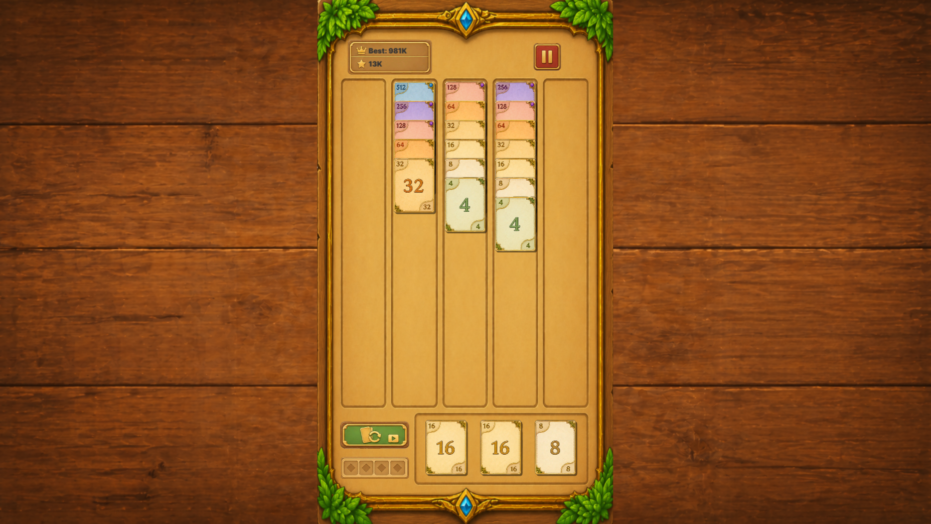 Solitaire 2048 — screenshot 1