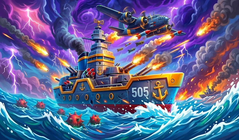Sea Battle 505 game cover