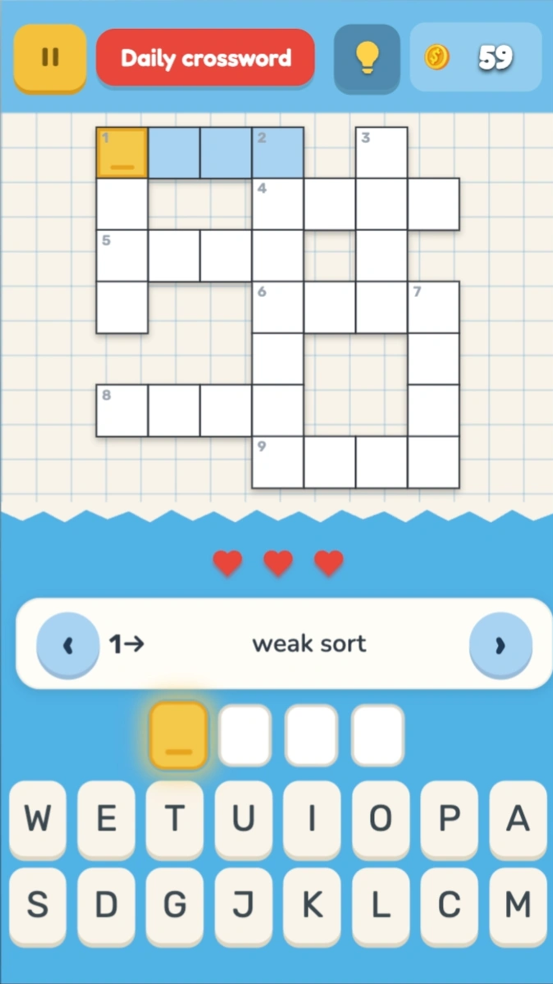 Cozy Crosswords screenshot 5