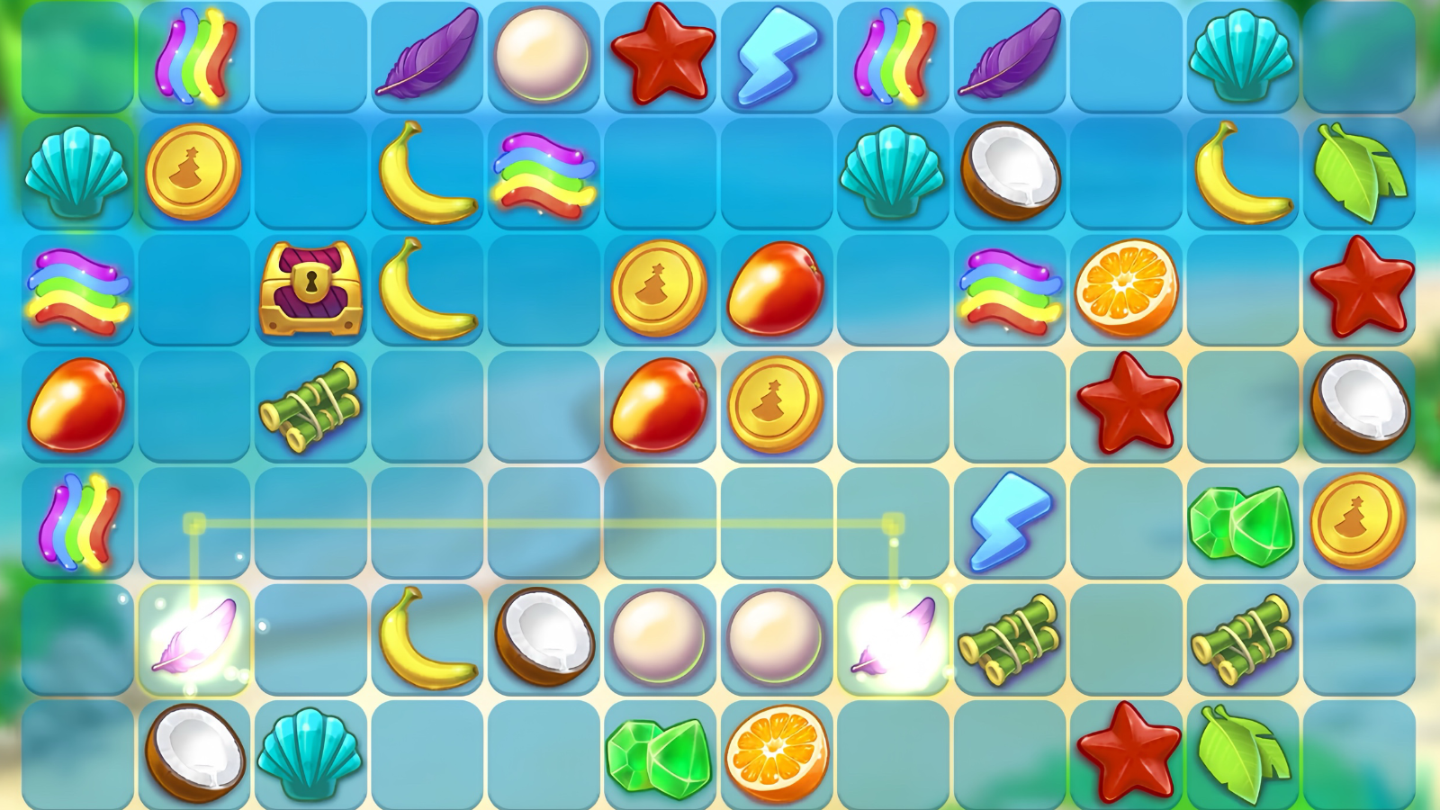 Tropical Tile Connect screenshot