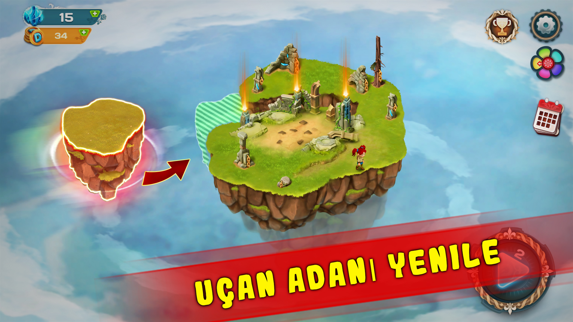 Diamant Sky Stories Match 3 screenshot 13