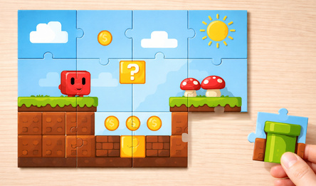 Build the Picture - Mosaic Puzzle