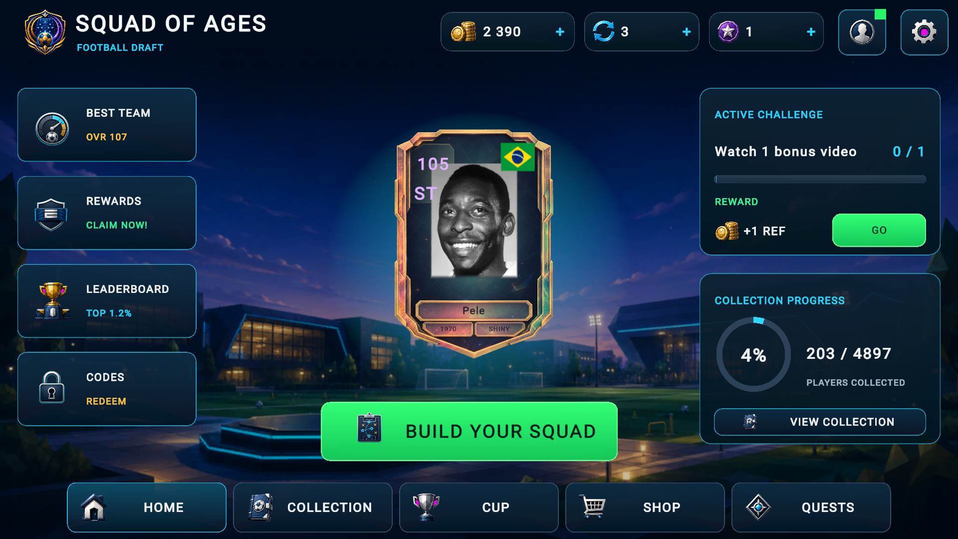 Squad of Ages: Football Draft screenshot