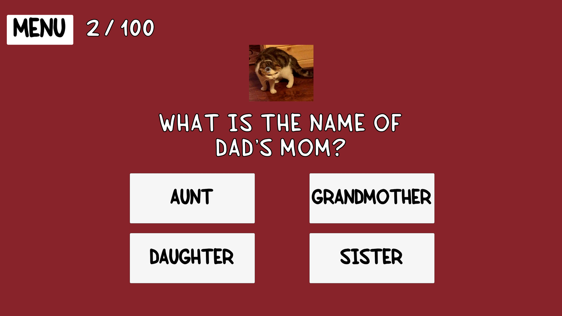 Age test screenshot