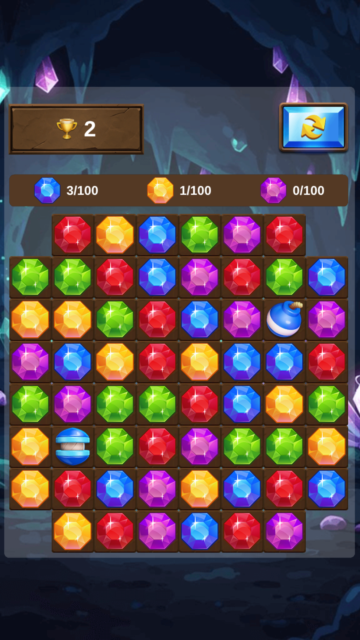 Three in a Row: Colored Blocks screenshot 7