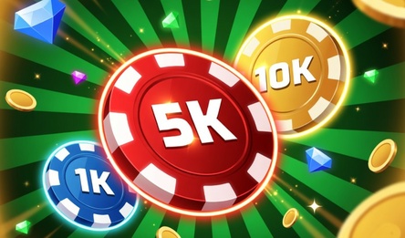 Connect The Poker Chips. Get to 10,000!