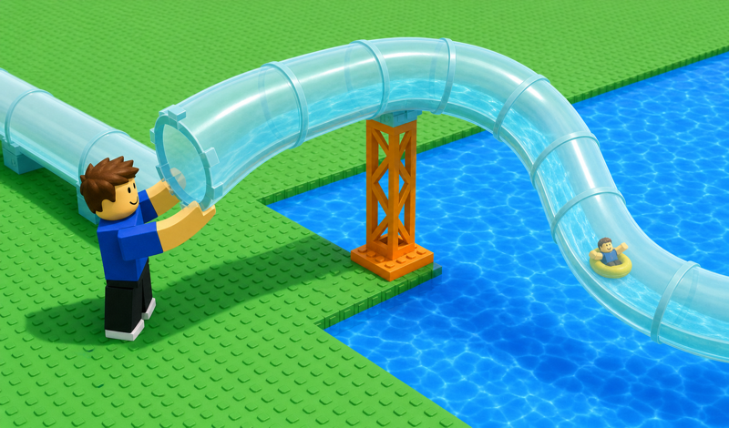 Top Build a Waterslide game cover