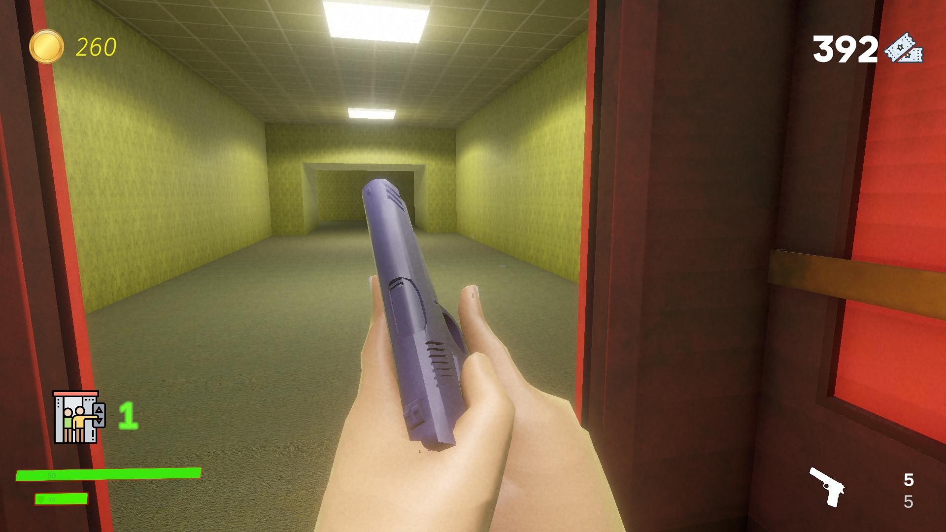 Glued in an elevator: BackRooms — screenshot 1