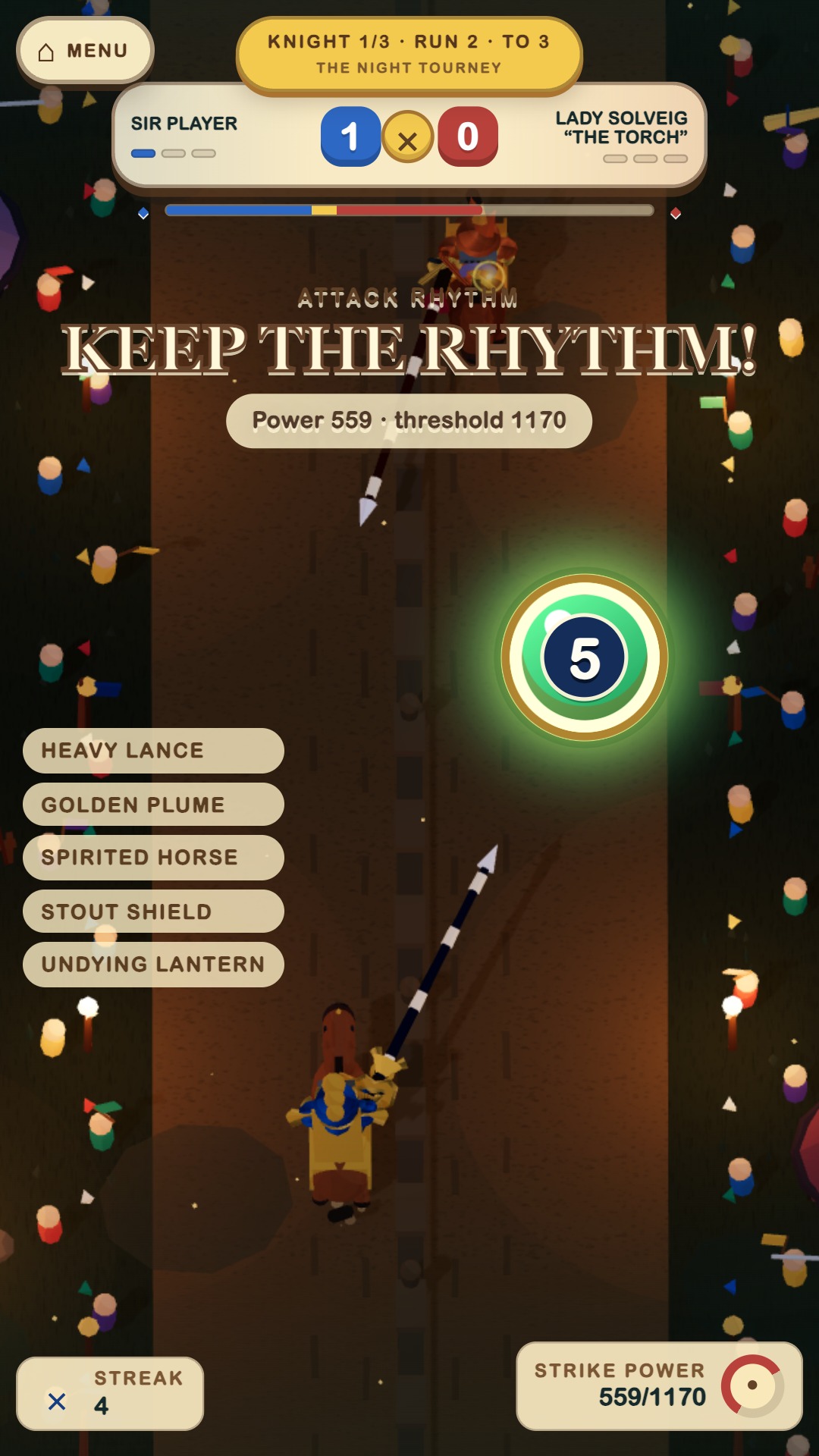 Knightly Tourney: Lance Rhythm screenshot 4