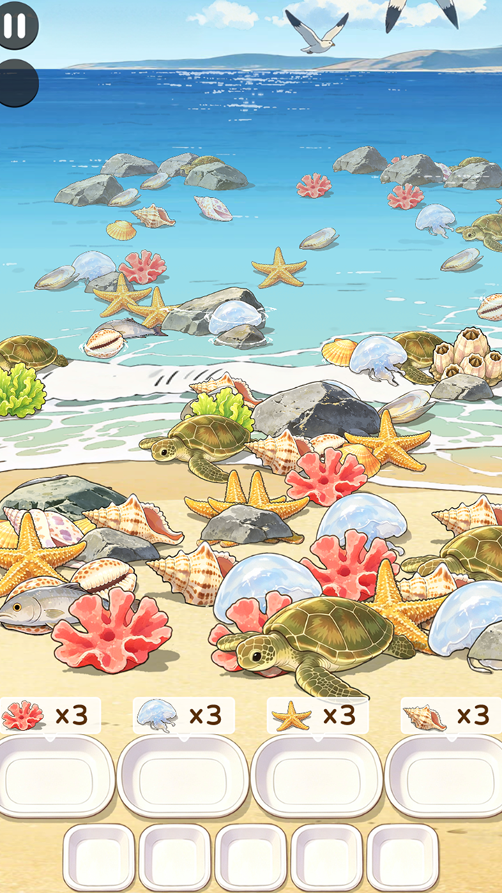 Seafood Match-3: Beach screenshot 4
