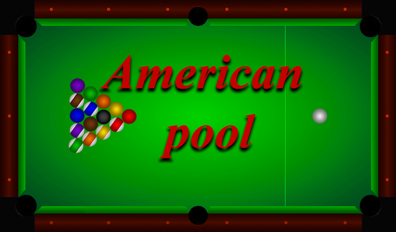 American pool game cover