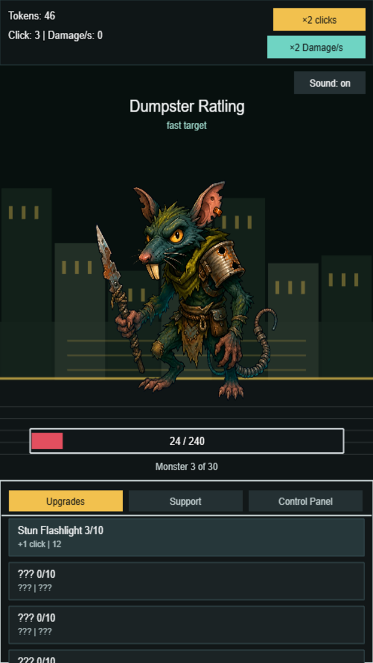 Clicker: City Monsters screenshot 6