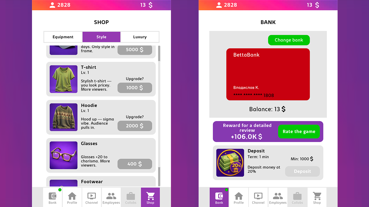 Blogger Simulator: Shorts Star — screenshot 2