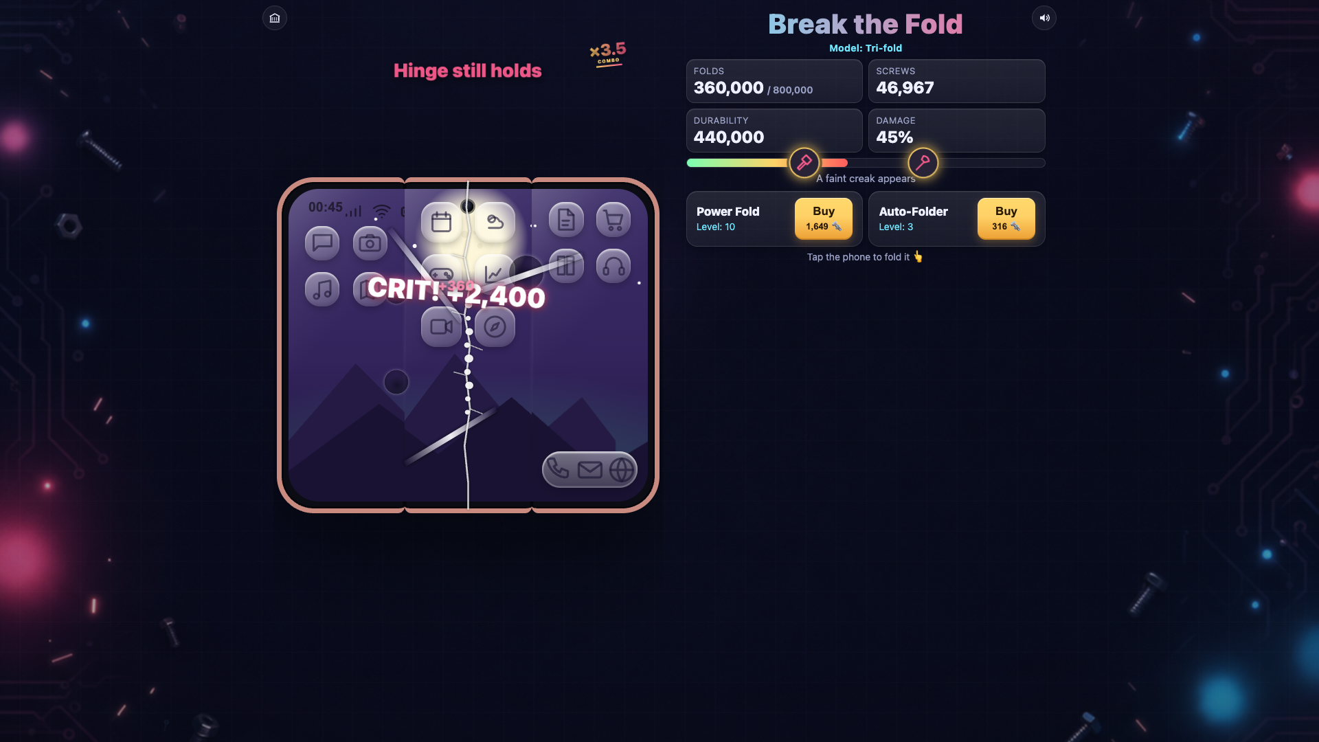 Break the Fold — screenshot 1