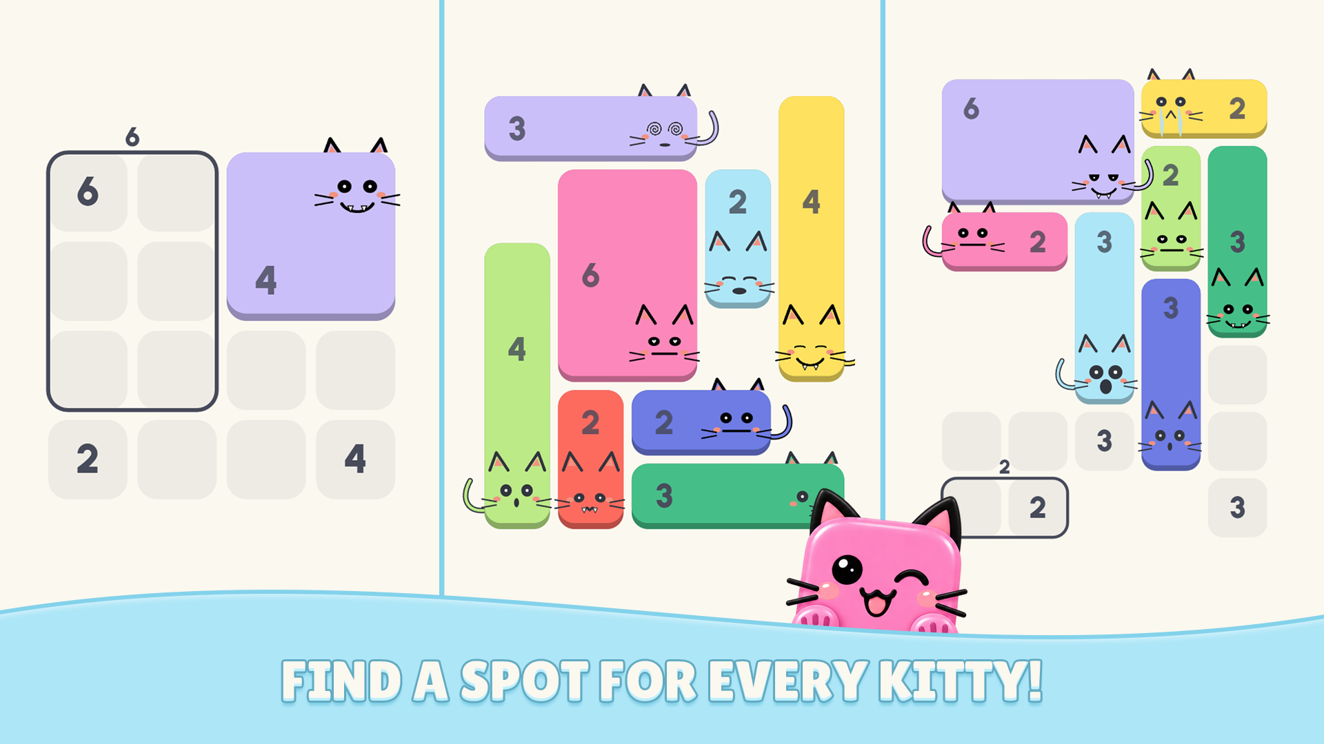 Cat Blocks: Number Logic Puzzle — screenshot 3