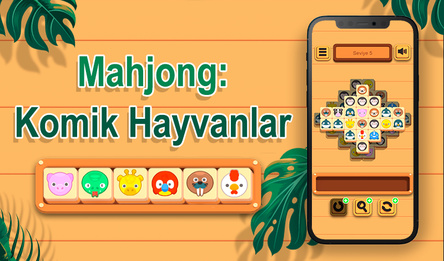 Mahjong: Komik Hayvanlar