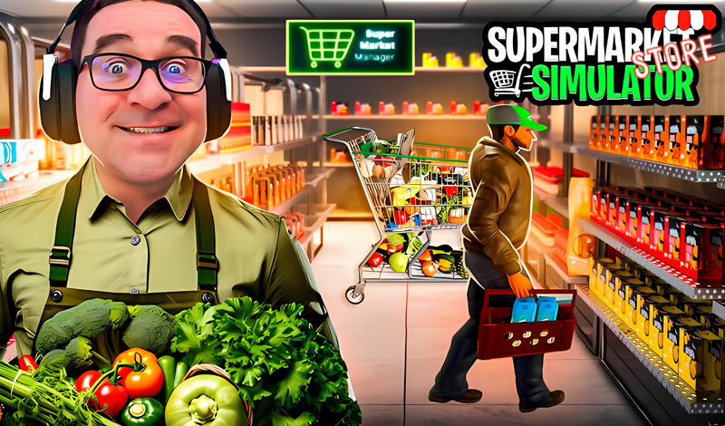 SuperMarket Store Simulator game cover