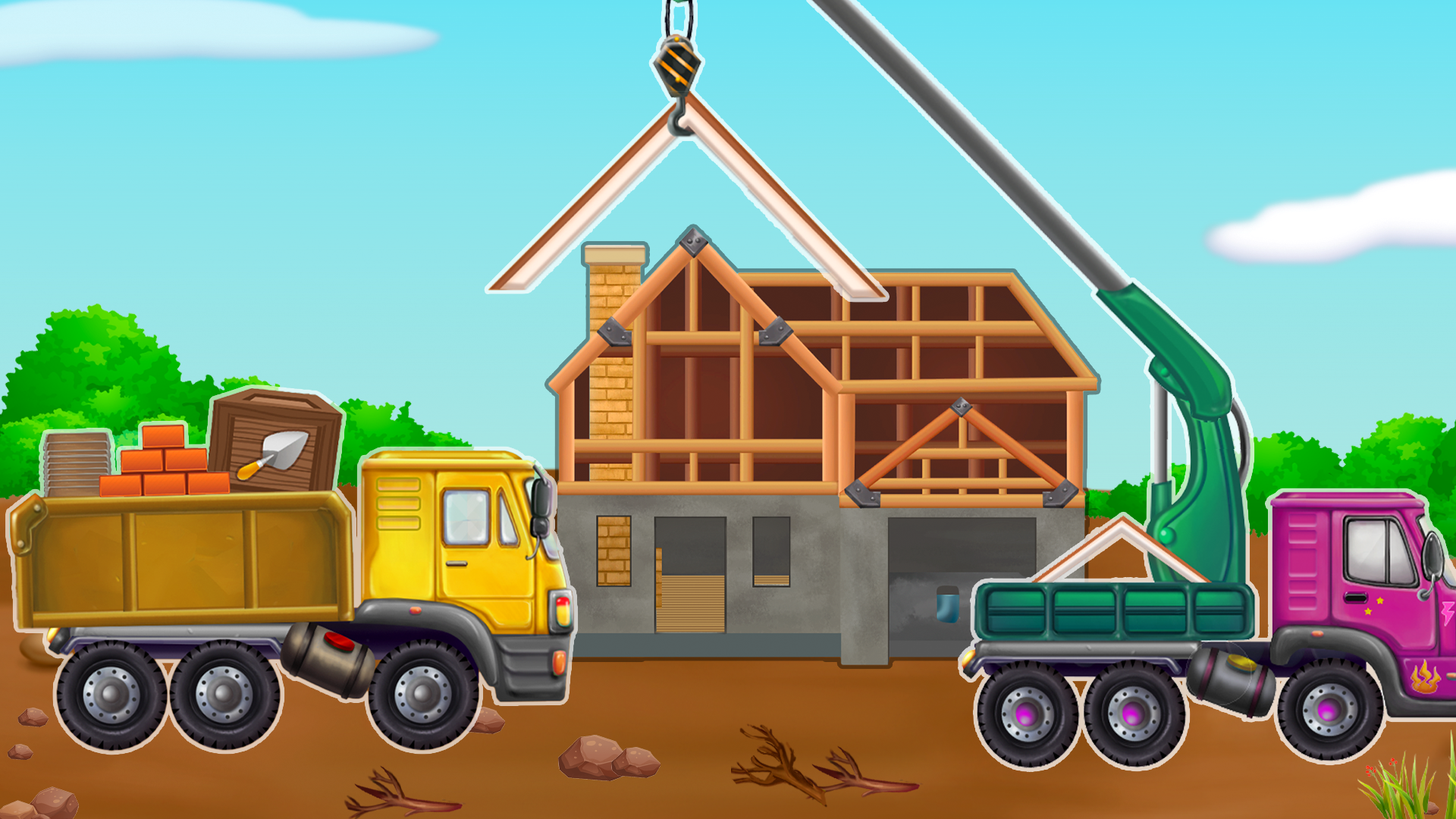 Construction Truck: Building Games for Kids screenshot