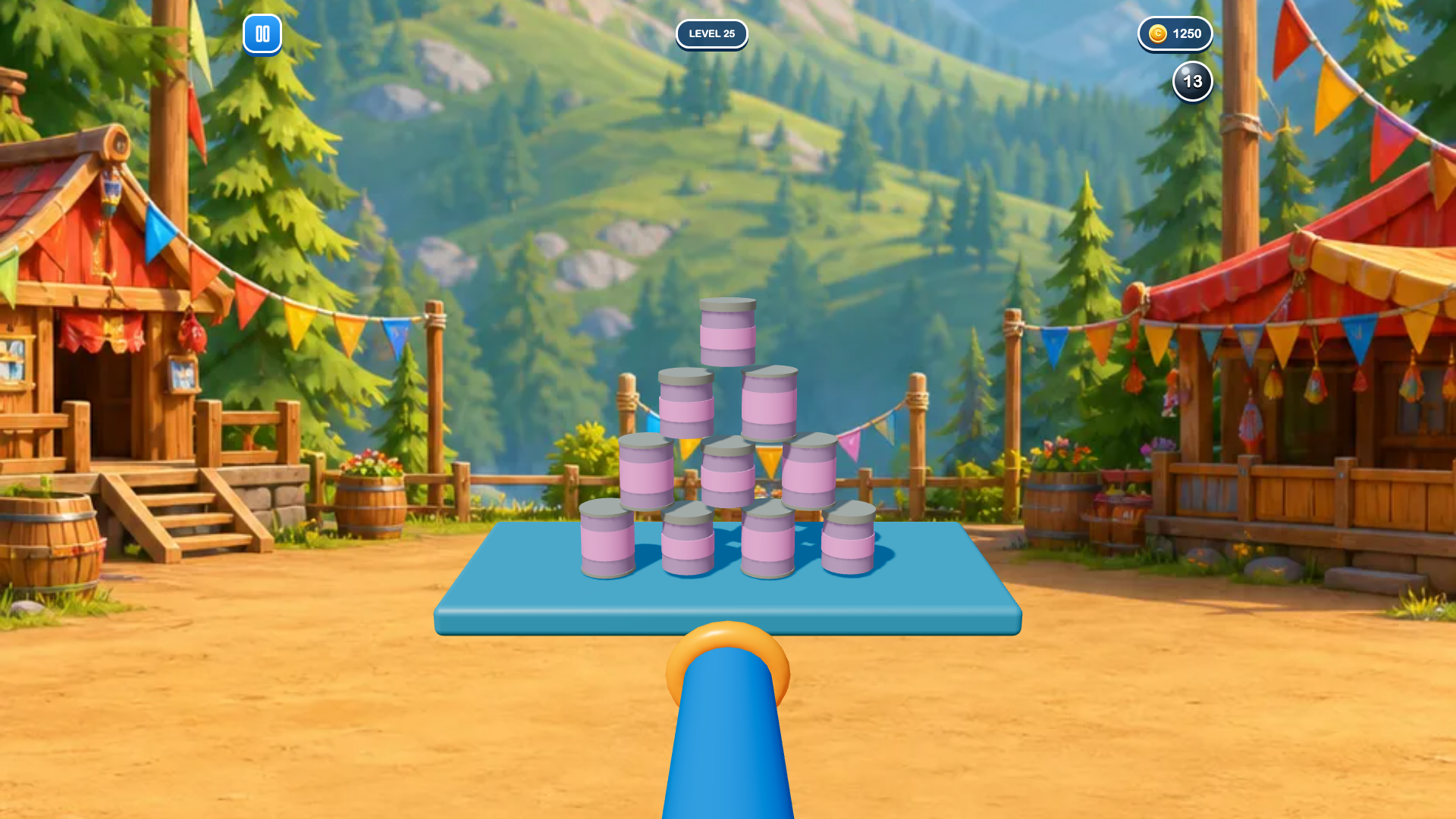 Cannon Knockdown 3D — screenshot 2