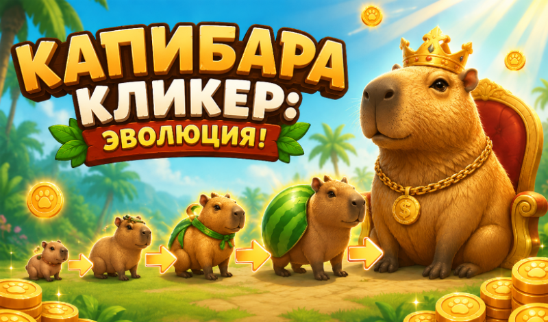 Капибара Кликер: Эволюция game cover