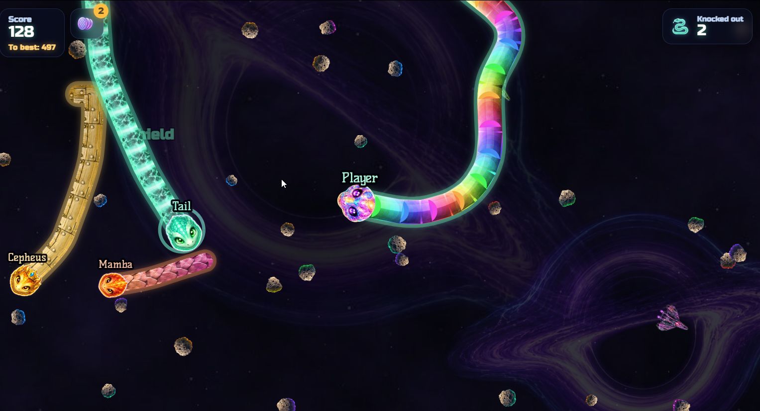 COSMOSNAKE: Meteor Devourer — screenshot 1