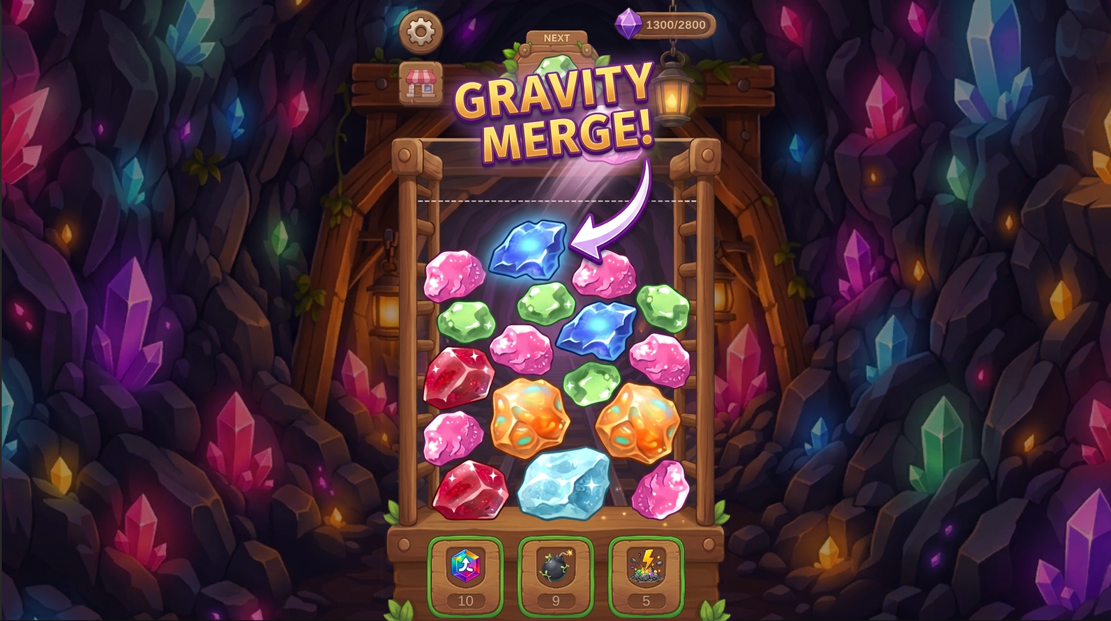 Mine treasures: Merge — screenshot 1