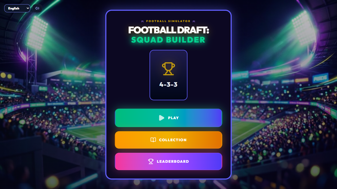 Football Draft: Squad Builder — screenshot 1