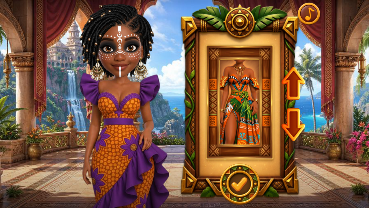 African Princesses: Style Island — screenshot 6