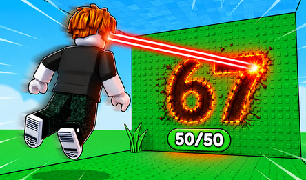 Obby: +1 Laser to Break Walls