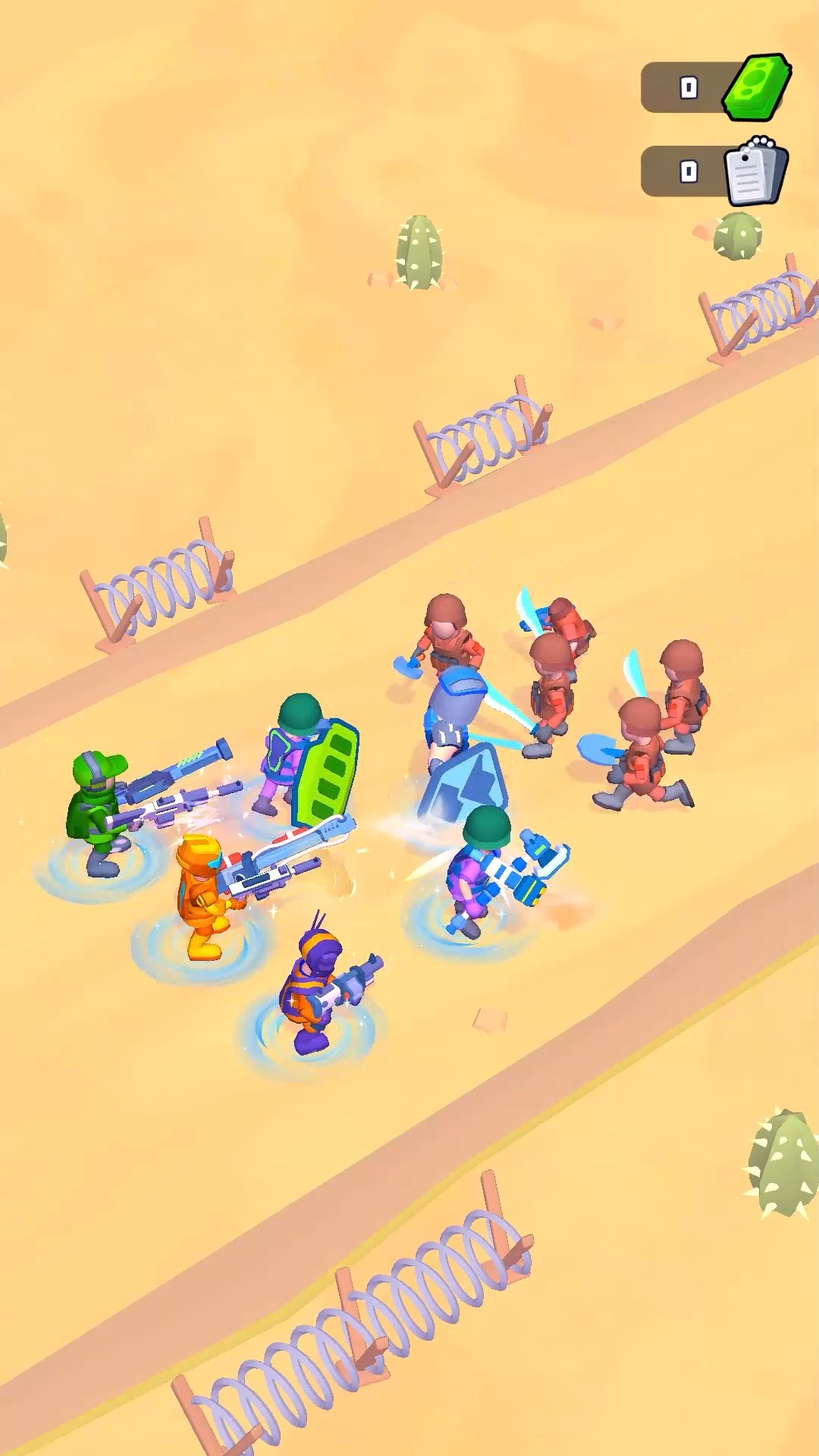 Squad Assembler: Red vs Blue screenshot 13