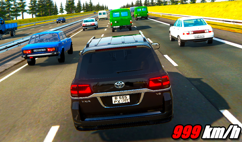 Checkers in traffic on Camry 3.5! game cover