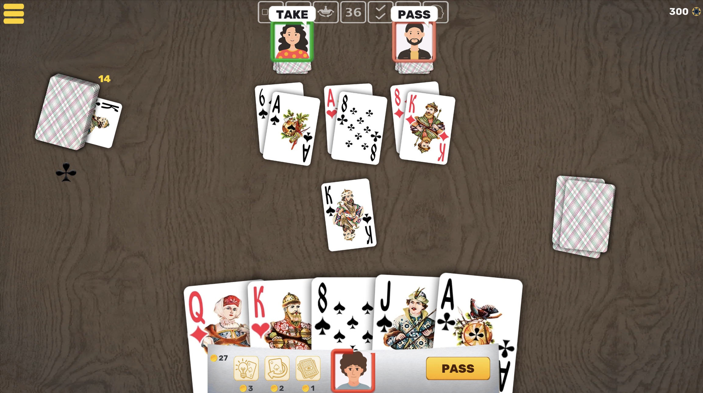 Durak transfer regular cards screenshot 3
