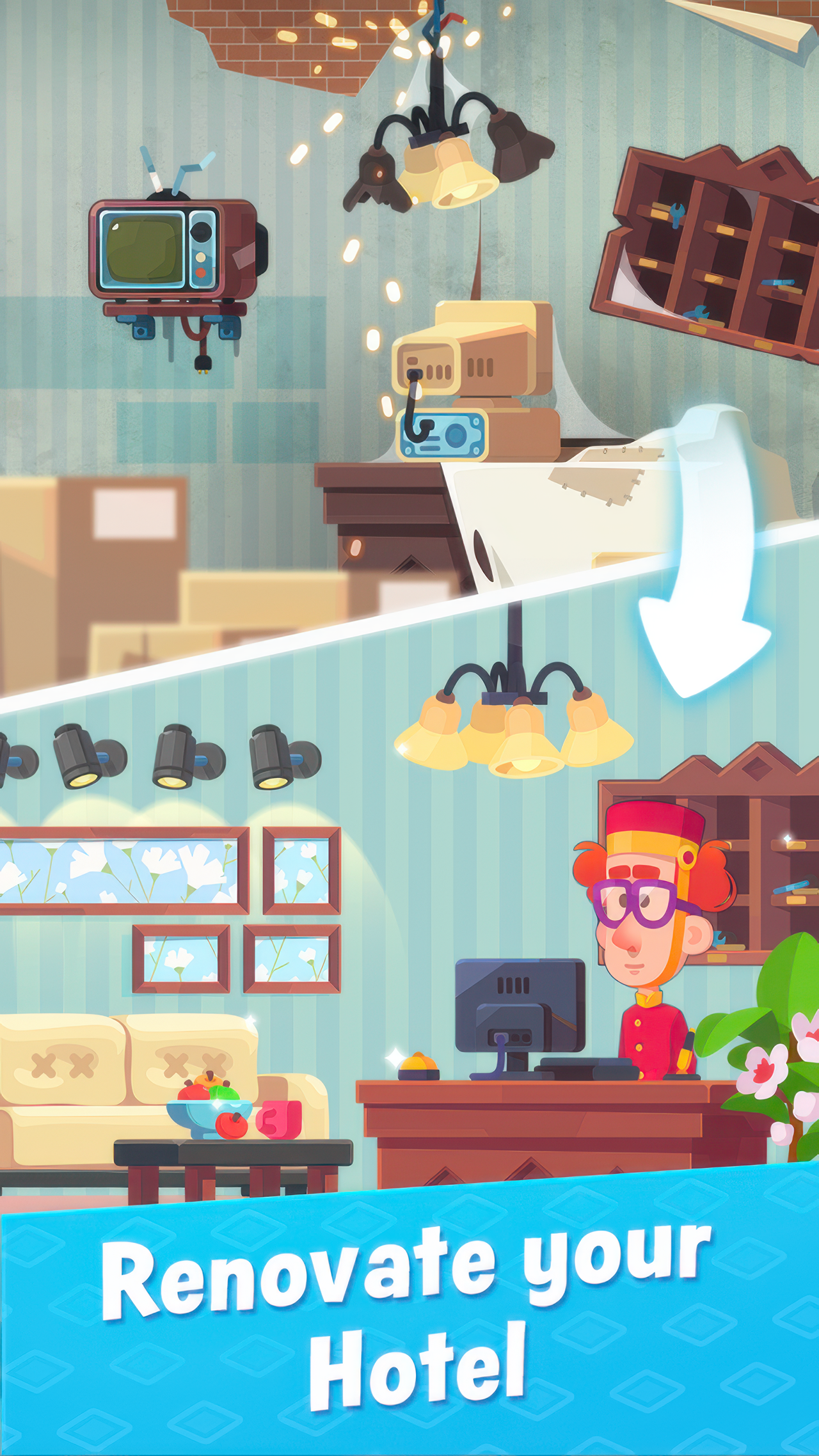 Hotel Rush: Merge Story screenshot 5