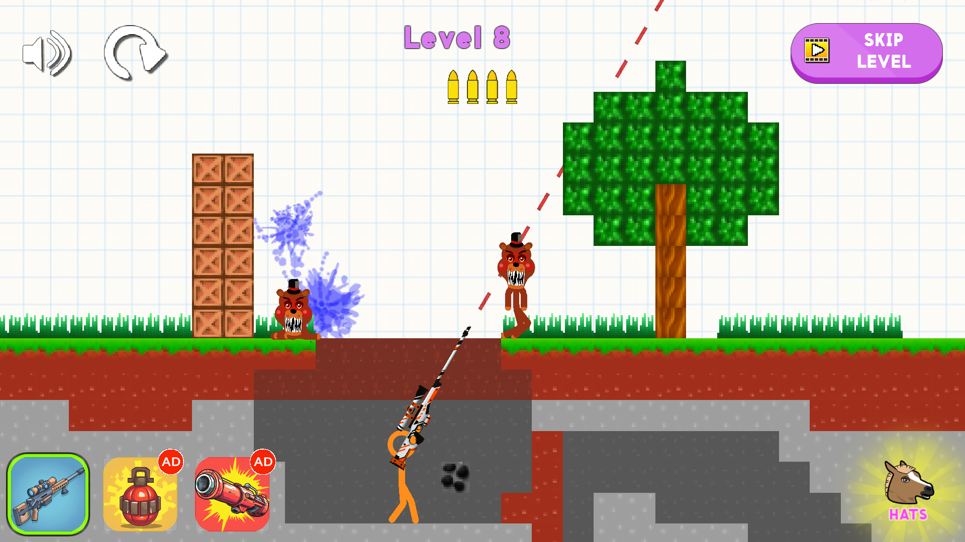 Sniper Stickman vs Fnaf & Huggy screenshot