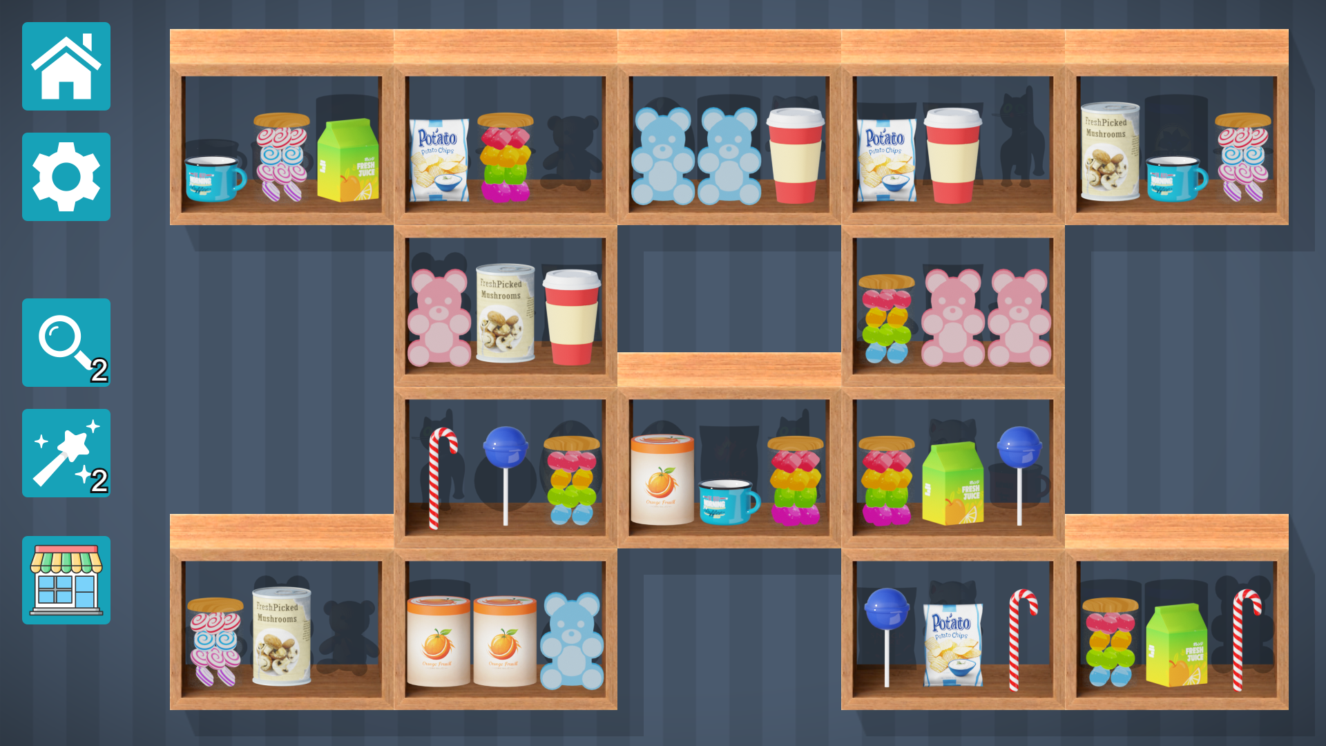 Shelves. Perfect order — screenshot 1